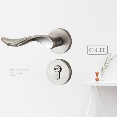 Residential Door Handle Hardware,Double Sided Lock Door Knob